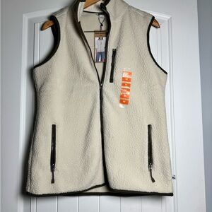 Eddie Bauer Women's Cream Fleece Vest